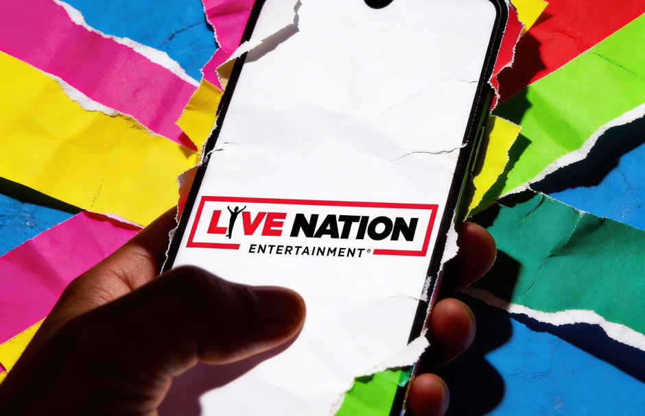 Live Nation on phone screen